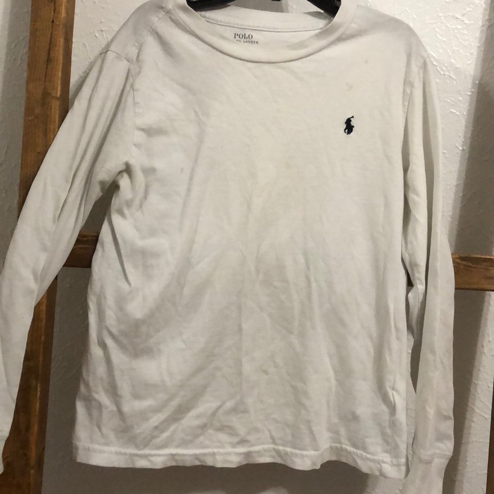 kids polo long sleeve tee